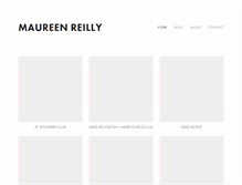 Tablet Screenshot of maureenreilly.com